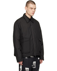 schwarze Harrington-Jacke von Soulland