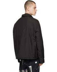 schwarze Harrington-Jacke von Soulland