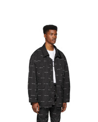 schwarze Harrington-Jacke von Fear Of God