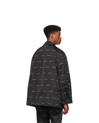 schwarze Harrington-Jacke von Fear Of God