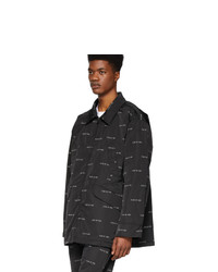 schwarze Harrington-Jacke von Fear Of God