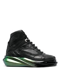 schwarze hohe Sneakers aus Leder von 1017 Alyx 9Sm