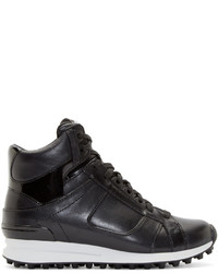 schwarze hohe Sneakers aus Leder von 3.1 Phillip Lim