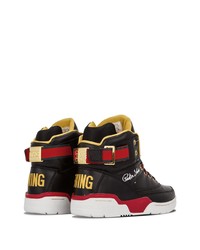 schwarze hohe Sneakers aus Leder von Ewing