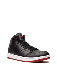 schwarze hohe Sneakers aus Leder von Jordan