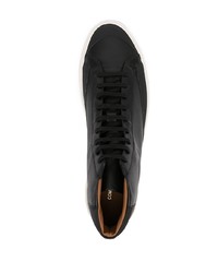 schwarze hohe Sneakers aus Leder von Common Projects