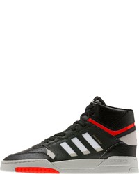 schwarze hohe Sneakers aus Leder von adidas Originals