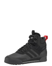 schwarze hohe Sneakers aus Leder von adidas Originals