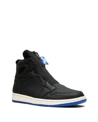 schwarze hohe Sneakers aus Leder von Jordan