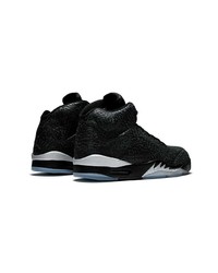 schwarze hohe Sneakers aus Leder von Jordan