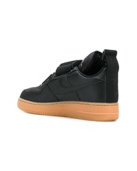 schwarze hohe Sneakers aus Leder von Nike