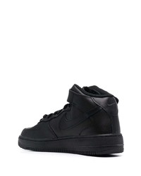 schwarze hohe Sneakers aus Leder von Nike