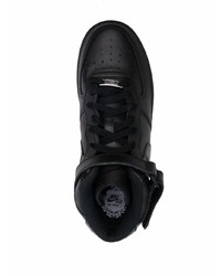 schwarze hohe Sneakers aus Leder von Nike