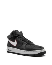 schwarze hohe Sneakers aus Leder von Nike