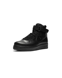 schwarze hohe Sneakers aus Leder von Nike