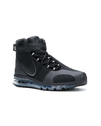 schwarze hohe Sneakers aus Leder von Nike