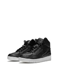 schwarze hohe Sneakers aus Leder von Nike