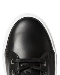 schwarze hohe Sneakers aus Leder von McQ