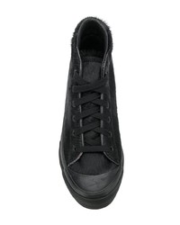 schwarze hohe Sneakers aus Leder von Vans