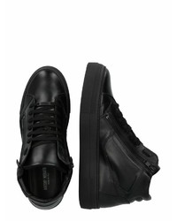 schwarze hohe Sneakers aus Leder von Antony Morato