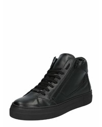 schwarze hohe Sneakers aus Leder von Antony Morato