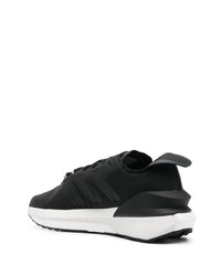 schwarze hohe Sneakers aus Leder von adidas