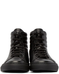 schwarze hohe Sneakers aus Leder von Common Projects