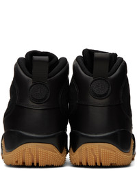 schwarze hohe Sneakers aus Leder von NIKE JORDAN