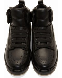 schwarze hohe Sneakers aus Leder von 3.1 Phillip Lim