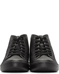 schwarze hohe Sneakers aus Leder von rag & bone