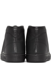 schwarze hohe Sneakers aus Leder von rag & bone