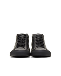 schwarze hohe Sneakers aus Leder von Common Projects