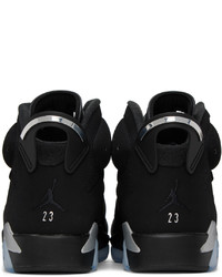 schwarze hohe Sneakers aus Leder von NIKE JORDAN