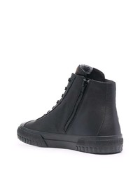 schwarze hohe Sneakers aus Leder von Camper