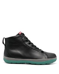 schwarze hohe Sneakers aus Leder von Camper