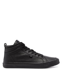schwarze hohe Sneakers aus Leder von Cariuma