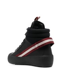 schwarze hohe Sneakers aus Leder von Bally