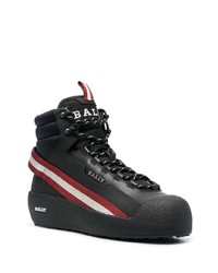 schwarze hohe Sneakers aus Leder von Bally