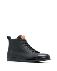 schwarze hohe Sneakers aus Leder von Bally