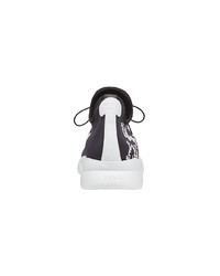 schwarze hohe Sneakers aus Leder von Fendi