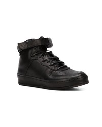 schwarze hohe Sneakers aus Leder von Hender Scheme