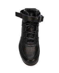 schwarze hohe Sneakers aus Leder von Hender Scheme