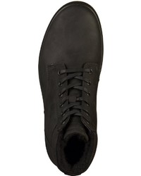 schwarze hohe Sneakers aus Leder von Ecco