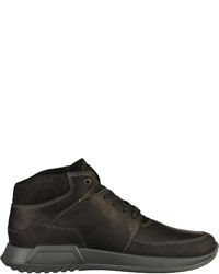 schwarze hohe Sneakers aus Leder von Ecco