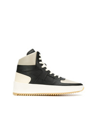 schwarze hohe Sneakers aus Leder von Fear Of God