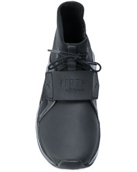 schwarze hohe Sneakers aus Leder von Fenty PUMA by Rihanna