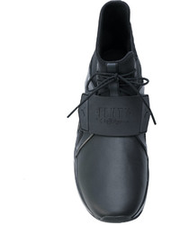 schwarze hohe Sneakers aus Leder von Fenty PUMA by Rihanna