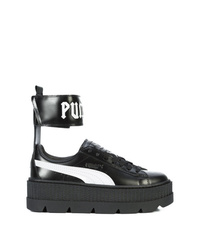 schwarze hohe Sneakers aus Leder von Fenty X Puma
