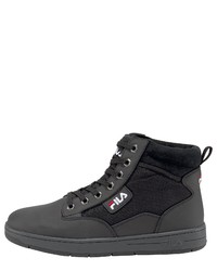 schwarze hohe Sneakers aus Leder von Fila