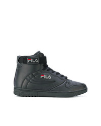 schwarze hohe Sneakers aus Leder von Fila